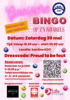 Gooische Bingo op z'n Kwakels op zaterdagavond 30 mei a.s. bij KDO