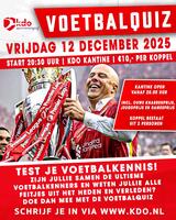 Meld je nu aan voor de voetbalquiz bij KDO!