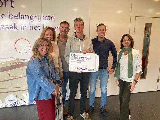 KDO ontvangt maar liefst € 5.000,- van Rabo Clubsupport