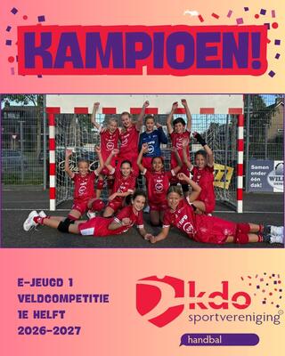 E1 ongeslagen kampioen!
