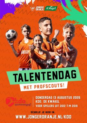 Jonger Oranje komt naar KDO!