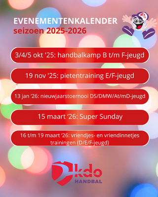 Sportiviteit en gezelligheid voor in de agenda!